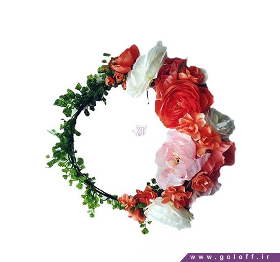 مدل تاج گل طبیعی - تل سر عروس افسون - Afsoon | گل آف